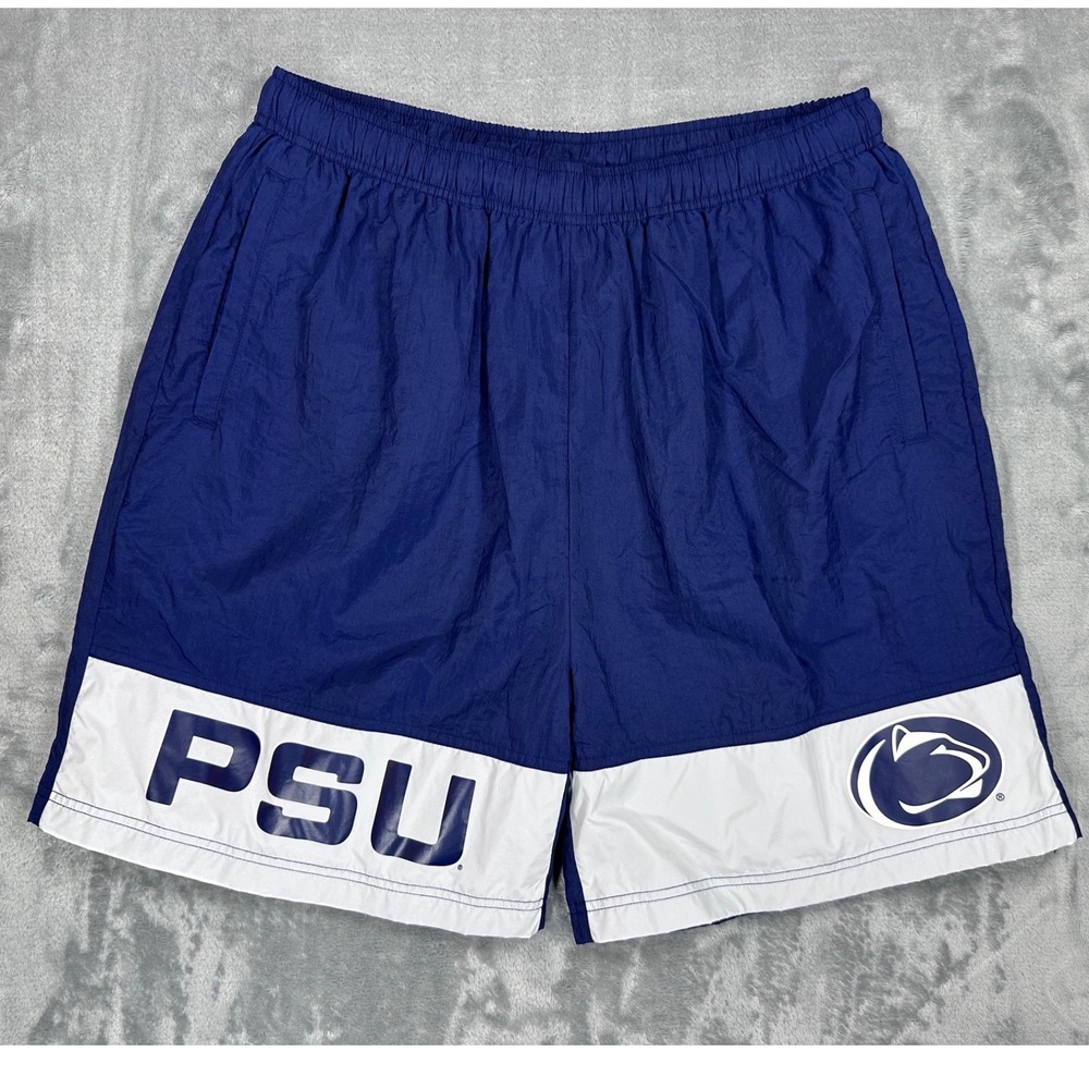 Fanatics Signature Penn State PSU Nittany Lions Shorts Navy Blue Mens Large